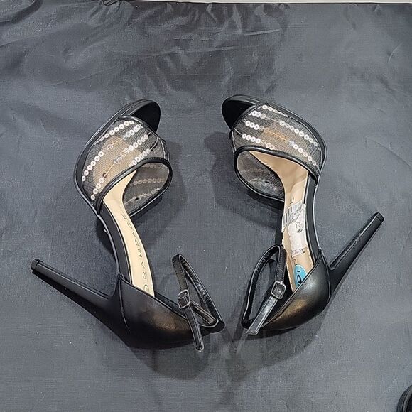 BRAND NEW RAMPAGE HIGH HEEL STILETTOS ADJUSTABLE BUCKLE STRAP SANDAL - Picture 11 of 15